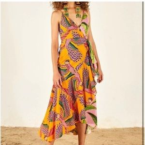 NWOT mixed print FARM RIO dress